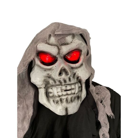 Halloween glowing reaper boys Halloween costume light up mask size XL - Picture 2 of 4